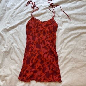 100% Silk Crepe Minidress